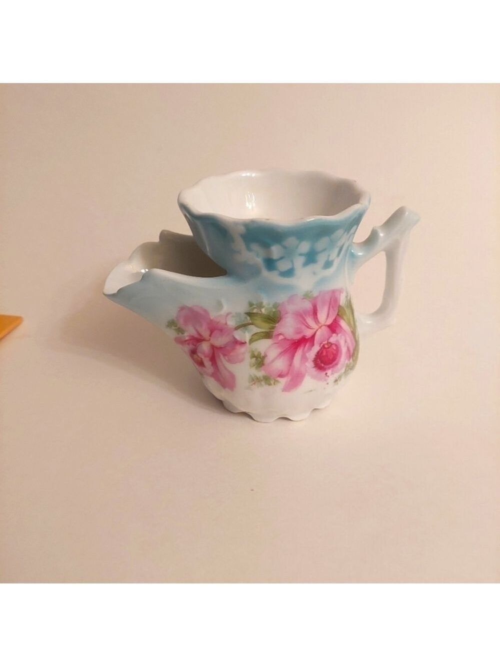 Vintage* German Three Crowns China Porcelain Shaving/Scuttle Mug